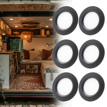 Carica l'immagine nel visualizzatore di Gallery, 12V Campervan Incastrato LED 3W Montare Luci A Soffitto Lumini Macchie Bianche Calde 3000K Dimmabili per T4 T5 Caravan B