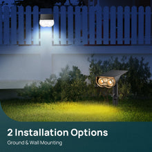 Carica l'immagine nel visualizzatore di Gallery, Linkind StarRay Luci Solari Esterno Giardino con Sensore di Movimento Bianca Fredda, 16 LED Faretti Solari Decorative, 6