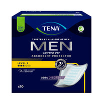Carica l'immagine nel visualizzatore di Gallery, TENA MEN Assorbente Protettivo Livello 2, 10 Pezzi