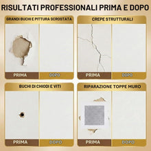 Carica l'immagine nel visualizzatore di Gallery, Stucco Per Muro Bianco Pronto, Veloce in Tubetto, Riempitivo per Crepe, Graffi e Fori, Stucco Bianco Antimuffa Salvamuro
