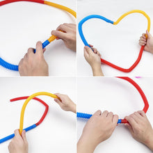 Carica l&#39;immagine nel visualizzatore di Gallery, Newpop 24 pezzi tubi gioco per bambini, Colorati pop tube, pop tubes, tubi allungabili gioco, giocattoli sensoriali Adatti a bambini, ragazzi e adulti