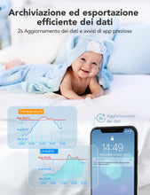 Carica l'immagine nel visualizzatore di Gallery, Govee Termoigrometro WiFi da Interno con Notifiche Allarme App