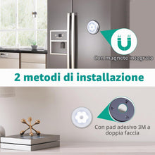 Carica l'immagine nel visualizzatore di Gallery, ORIA Luce Notturna Sensore Movimento 6 LED