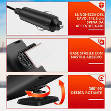 Carica l'immagine nel visualizzatore di Gallery, KAOLALI Riscaldatore per Auto 12V, Portatile 150W Stufetta per Auto