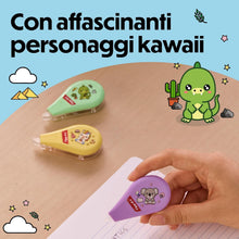 Carica l'immagine nel visualizzatore di Gallery, BIC Nastri correttori Tipp-Ex Vibbies Mini Pocket Mouse (5 mm x 6 m) con simpatici animaletti - Confezione da 6