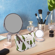 Carica l'immagine nel visualizzatore di Gallery, 4 Pezzi Borsa Cosmetica in Tela, Borsa Trucchi Stampate Pochette Donna da Borsa Multifunzionale Portatile Borsa da Viaggio con Cerniera per Regali Natale Donna Bambina Viaggi e Deposito