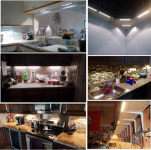 Carica l'immagine nel visualizzatore di Gallery, AIBOO Luce Sottopensile Cucina, Luci da Cucina Bar con Interruttore Dimmer A Quadrante per Bancone, Guardaroba, Illumina