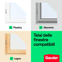 Carica l'immagine nel visualizzatore di Gallery, GAUDER Zanzariera finestra, zanzariere per finestre (130x150cm)