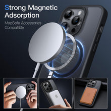 Carica l'immagine nel visualizzatore di Gallery, JETech Cover Magnetica Opaca per iPhone 14 Pro, Nero