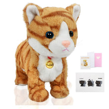 Carica l'immagine nel visualizzatore di Gallery, Smalody Giocattoli di Peluche, novità Controllo del Suono Gatto elettronico Giocattoli interattivi Animali Domestici elettronici Robot Gatto