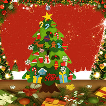 Carica l'immagine nel visualizzatore di Gallery, LUOHONG Albero Natale Feltro per Bambini, 32 Ornamenti Staccabili Regali di Natale di Nuovo Anno per Bambini, Decorazioni Natale per Pareti di Porte
