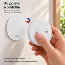 Carica l'immagine nel visualizzatore di Gallery, LoraTap Interruttore Wireless RF 868MHz, 1 Telecomando + 1 Ricevitore
