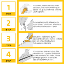Carica l'immagine nel visualizzatore di Gallery, SIKA - Silicone sanitari per Bagni e Cucine - SikaSeal-175 - Bianco - 300ml