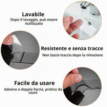 Carica l'immagine nel visualizzatore di Gallery, 4 Pezzi Nastro Biadesivo Extra Forte Trasparente, Nastro Biadesivo Adesivo di Montaggio Rimovibile Lavabile Non Lascia T