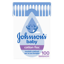 Carica l'immagine nel visualizzatore di Gallery, Johnson's Baby Cotton Fioc Neonato e Adulto Morbidi e Delicati, 100 Pezzi