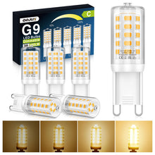 Carica l'immagine nel visualizzatore di Gallery, 3W G9 Lampadine Led Dimmerabili, Classe Energetica C, 34 Led 480Lm Bianco Caldo 2700K, Equivalenti A 50W Alogene, AC 220