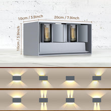 Carica l'immagine nel visualizzatore di Gallery, ENCOFT 24W LED Lampada da parete Esterno Interno, Lampadina Sostituibile G9