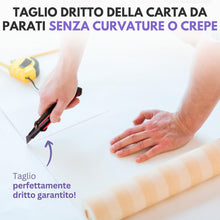 Carica l'immagine nel visualizzatore di Gallery, Filzada® 3x Taglierino Professionale Cutter con 13 Lame Carbon - Nitido