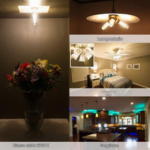 Carica l'immagine nel visualizzatore di Gallery, Genixgreen E14 LED Lampadina Bianco Caldo T20 2W Filabile 2200K Retrò