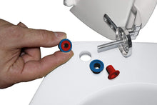 Carica l'immagine nel visualizzatore di Gallery, Rela - Inserti di blocco per la seduta del WC (6 mm + 8 mm)