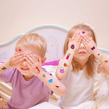 Carica l&#39;immagine nel visualizzatore di Gallery, Habett Adesivi per Bambini, 920+ Adesivi 3D Stickers per Puffy Adesivi per Regali Gratificanti Scrapbooking Inclusi Camion, Unicorno, Animali, Pesci, Dinosauri, Numeri, Frutta e Altro (36 Fogli)