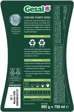 Carica l'immagine nel visualizzatore di Gallery, GESAL Concime Piante Verdi, Per un Verde Intenso e Brillante, 750 ml