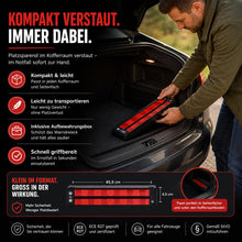 Carica l'immagine nel visualizzatore di Gallery, Triangolo d’Emergenza 2027 ECE R27 – Segnale Riflettente per Auto e Veicoli – Accessorio Obbligatorio StVO per Guasti, P