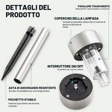 Carica l'immagine nel visualizzatore di Gallery, GIGALUMI - Luci solari per esterni, confezione da 12, in acciaio inox, impermeabili, LED, per giardino, cortile, prato, 