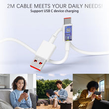 Carica l'immagine nel visualizzatore di Gallery, 120W Caricatore Rapido Adattatore USB per Xiaomi,Caricatore Turbo con Cavo USB C 2m per Xiaomi 14 Ultra 14T 13T 13 12T 1