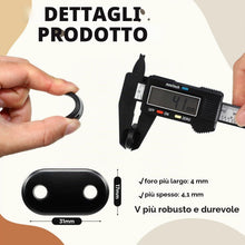 Carica l'immagine nel visualizzatore di Gallery, Sinmoe 100 Pezzi Kit di Fissaggio per Frangivista, Nero