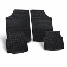 Carica l'immagine nel visualizzatore di Gallery, Tappetini Auto Universali in Gomma GripFeel – Set 4 Pezzi – Antiscivolo, Lavabili, Sagomabili – Nero – Anteriori 61x45 c