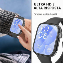 Carica l'immagine nel visualizzatore di Gallery, Diruite 3 Pezzi Cover per Huawei Watch Fit 3 Custodia,HD Ultra Sottile Vetro Temperato Pellicola Protettiva Resistente G