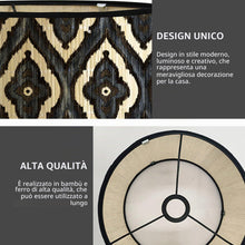 Carica l'immagine nel visualizzatore di Gallery, Paralume Vintage E27 Nero per Lampada da Terra e Sospensioni - Applique Decorativo per Camera da Letto, Studio e Sala da