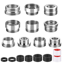 Carica l'immagine nel visualizzatore di Gallery, Zocipro 10Pcs Kit Adattatori per Rubinetto in Ottone, Adattatore Filettato