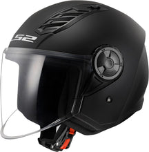 Carica l&#39;immagine nel visualizzatore di Gallery, LS2, casco moto jet Airflow nero opaco, M