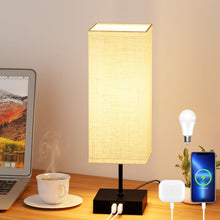 Carica l'immagine nel visualizzatore di Gallery, Lampada da Comodino Touch Dimmerabile, Abat Jour da Comodino