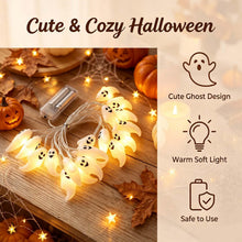Carica l'immagine nel visualizzatore di Gallery, Wekuw Luci Stringa Halloween 3M 20 LED Luci Stringa con Decorazioni
