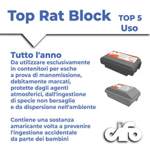 Carica l'immagine nel visualizzatore di Gallery, CIFO Veleno per Topi e Ratti, Esca Ratticida e Topicida in blocchi paraffinati, appetibile per ratto grigio e topolino d