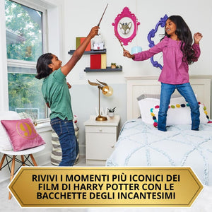 Wizarding World, Bacchetta degli Incantesimi di Harry Potter, 30.5 cm, Include Carta Incantesimo da Collezione. Giocattoli per Bambini e Bambine, 6+ Anni