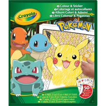 Carica l&#39;immagine nel visualizzatore di Gallery, CRAYOLA - Album da colorare con sticker Pokemon, 32 Pagine Divertenti e 4 Fogli di Adesivi Inclusi, 04-2740G
