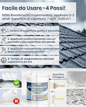 Carica l'immagine nel visualizzatore di Gallery, Sigillante Isolante Impermeabile, 500G Trasparente Sigillante Impermeabile Liquido, Interno ed Esterno Colla Impermeabil