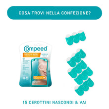 Carica l'immagine nel visualizzatore di Gallery, Compeed Stop Brufoli Nascondi e Vai, Cerotti Invisibili, 15 Unità