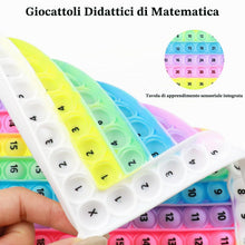 Carica l'immagine nel visualizzatore di Gallery, Pop It Tabellone per moltiplicazione e addizione 2 in 1, Pop It Fidget Toy Giocattoli educativi per bambini,Tabella di m