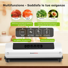 Carica l'immagine nel visualizzatore di Gallery, Bonsenkitchen Macchina Sottovuoto Alimenti per Sigillatura Sottovuoto Rapida, per Cottura Sous Vide, Carne, Formaggio e Preparazione dei Cibi - Prolunga Efficacemente la Freschezza