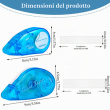 Carica l'immagine nel visualizzatore di Gallery, Yoosso Colla A Nastro Biadesivo, 6 Pezzi, 6 Mm X 6 M E 8 Mm X 8 M