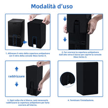 Carica l'immagine nel visualizzatore di Gallery, Mcbazel Copertura antipolvere per console Xbox Series X, antigraffio, morbida, antipolvere, per console Xbox Series X, c