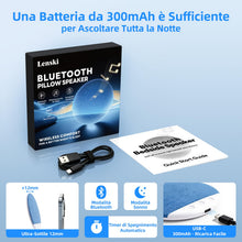 Carica l'immagine nel visualizzatore di Gallery, Lenski Altoparlante Bluetooth con cuscino, piccolo regalo di compleanno per