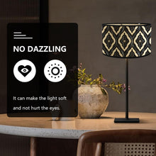 Carica l'immagine nel visualizzatore di Gallery, Paralume Vintage E27 Nero per Lampada da Terra e Sospensioni - Applique Decorativo per Camera da Letto, Studio e Sala da