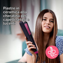 Carica l'immagine nel visualizzatore di Gallery, Philips Cura dei Capelli BHS375/00 Piastra per Capelli EssentialCare in Ceramica con Cheratina, Temperatura da 180° a 22