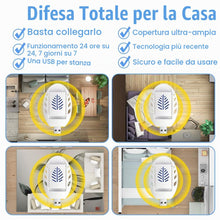 Carica l'immagine nel visualizzatore di Gallery, AOOWU Portatile Repellente per Insetti, 30 Pezzi Piastrine Antizanzare, USB Mosquito Killer Repeller, Elettrico per zanz
